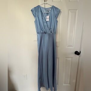 Showpo Sky Blue Maxi Dress